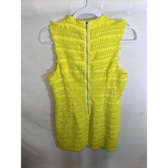 J. Crew Women’s MIDI Dress Size 8 Yellow Frilly Party Going Out Wedding - Picture 8 of 12